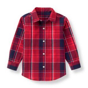 Janie and Jack NEW NWT Autumn Rugby 2T  Button Up Shirt Top